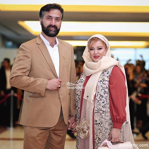 بازیگر زن و همسرش
