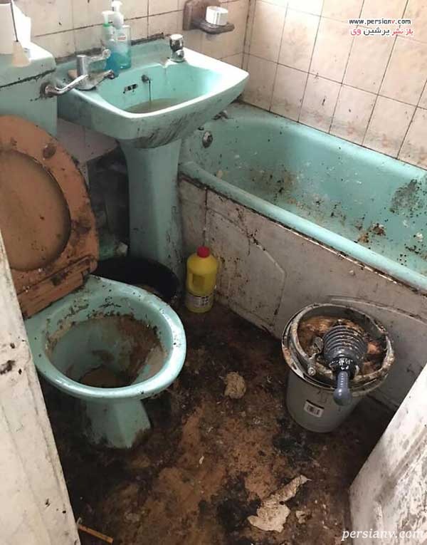 سرویس بهداشتی کثیف سرویس بهداشتی