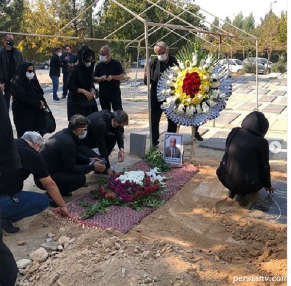 سوگواری نسرین مقانلو برای پدرش سوگواری نسرین مقانلو
