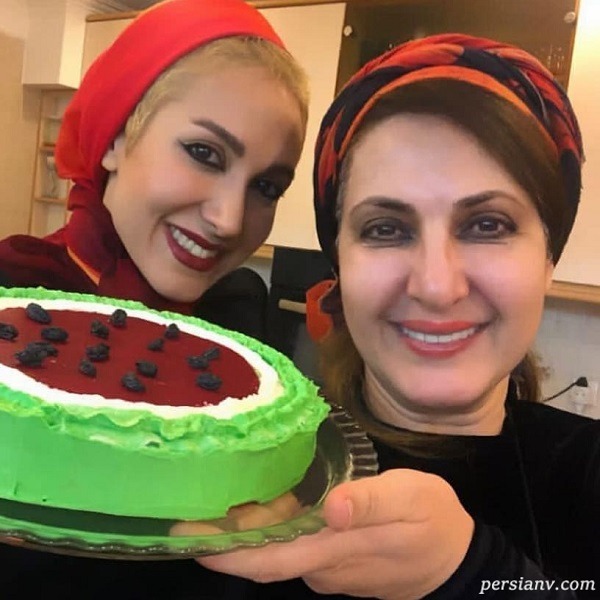 بازیگر زن و دخترش فاطمه گودرزی و آوا دخترش