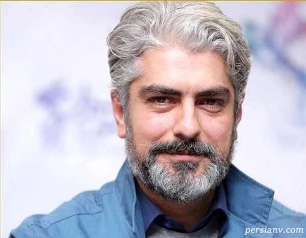 مهدی پاکدل با موهای سفید چهره جدید مهدی پاکدل