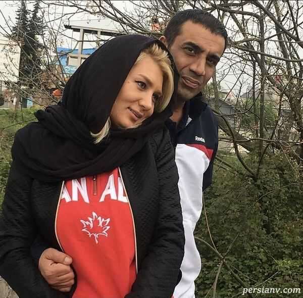 عکس جدید نصرالله رادش و همسرش