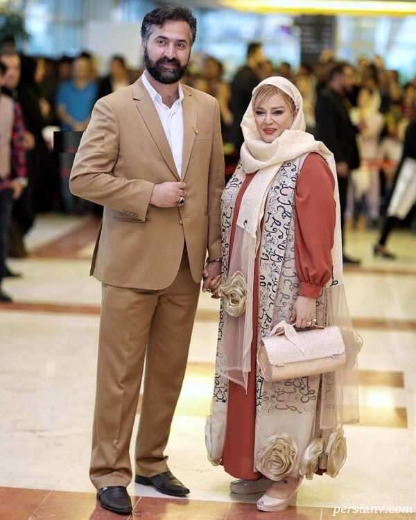 بازیگر زن و همسرش