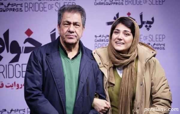 باران کوثری و پدرش باران کوثری