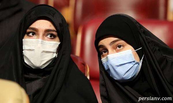 نرجس سلیمانی دختر سردار سلیمانی در حرم عبدالعظیم حسنی