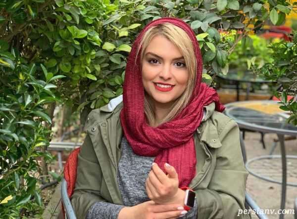 جشن تولد دنیا مدنی بازیگر معروف در باغ