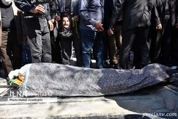 پیکر عزت الله مهرآوران خاکسپاری عزت الله مهرآوران