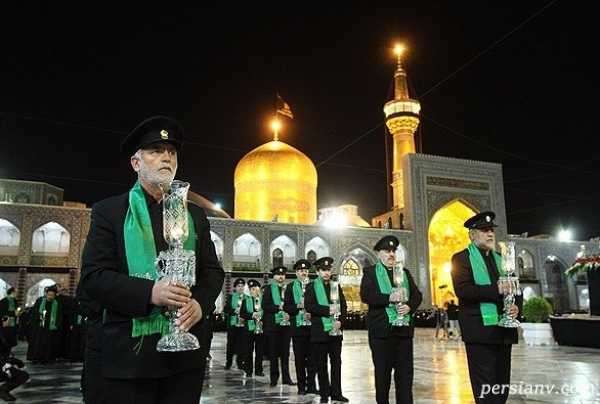 خادمان ضریح امام رضا ضریح امام رضا