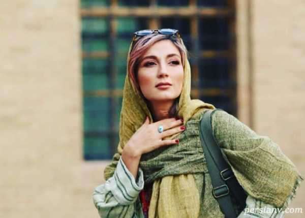 عکس حدیث میرامینی و پسرش در دل طبیعت زیبای پاییزی