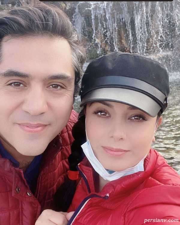 عکس مانی رهنما و همسرش مانی رهنما و پسرش