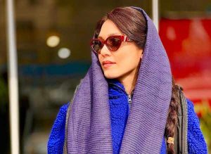 استایل بهاری شهرزاد کمال زاده با کت و شلوار چهارخونه زیبا