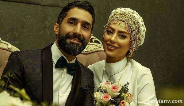 هادی کاظمی و همسرش یاسمینا باهر و فرزندش