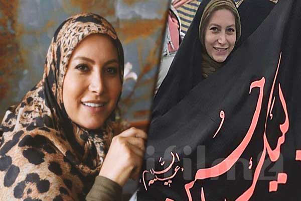 حضور فریبا نادری در نذری اربعین دوستش در تهران