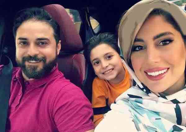 تفریح خانوادگی بابک جهانبخش به همراه فرزندانش در شهر بازی دبی