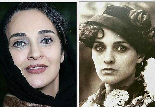 عکس رویا نونهالی در جوانی با تیپ اروپایی عکس رویا نونهالی در جوانی