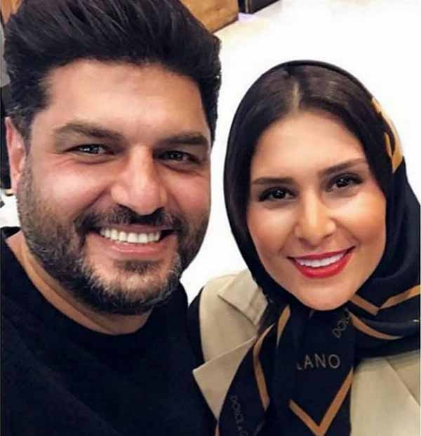 عسل امیرپور و همسرش سام درخشانی عسل امیرپور و همسرش سام درخشانی