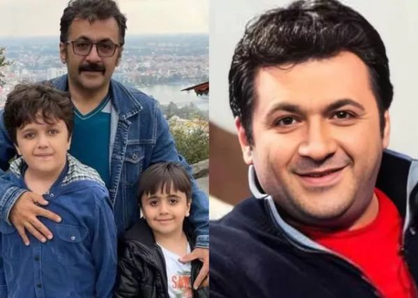 اشک های آرتین پسر بزرگ «شهرام عبدلی» بر مزار پدرش
