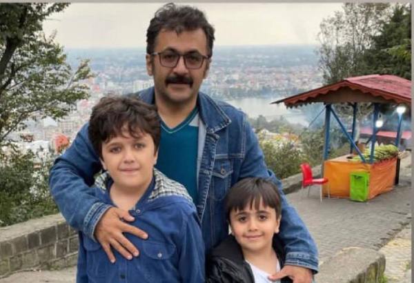 صحبت های سوزناک همسر و پسر شهرام عبدلی در مراسم تشییع