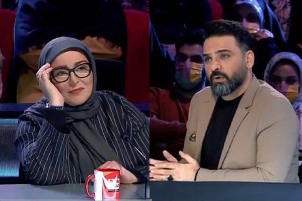 احسان علیخانی و ژاله صامتی تبریک احسان علیخانی