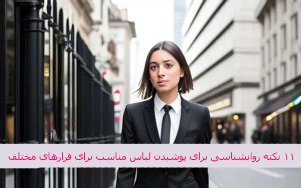 11 نکته روانشناسی برای پوشیدن لباس مناسب برای قرارهای مختلف