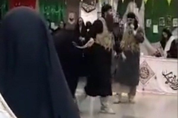 نمایش داعش در مترو