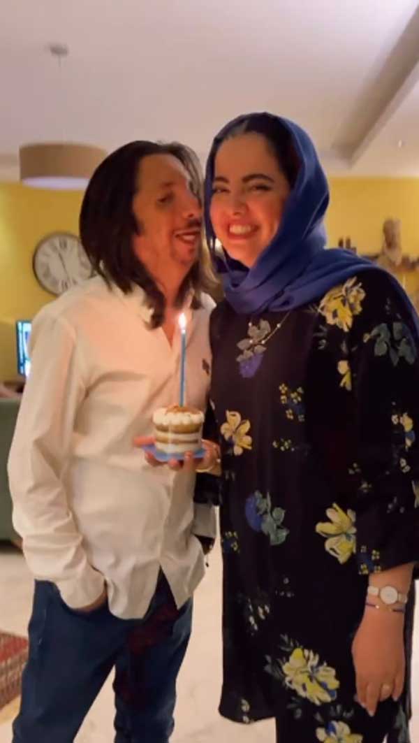 سی امین سال تولد مهسا ایرانی با یک روز تاخیر در کنار همسرش فرهاد ایرانی