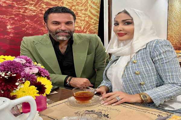 استایل جوان پسند مونا نیکی در جشن تولد همسرش علیرضا نیکبخت واحدی / تولدتون مبارک