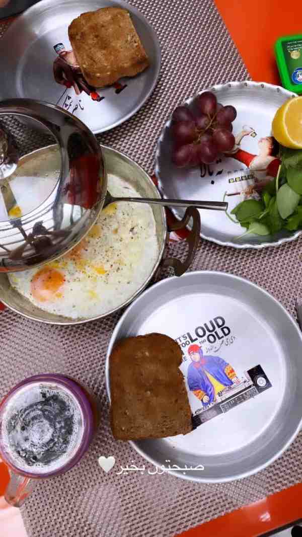 چیدمان صبحانه مینا مختاری