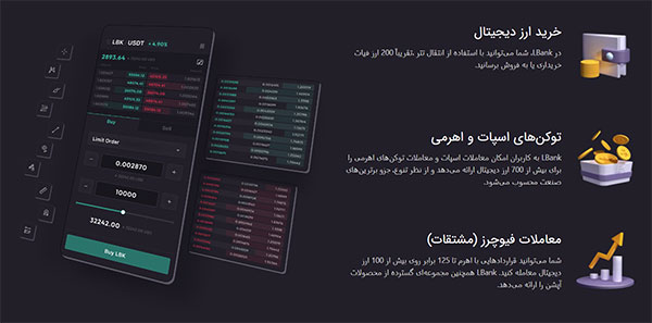 ویژگیهای صرافی ال بانک