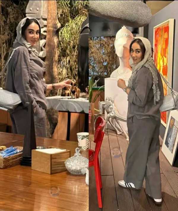 استایل مدلینگ بهاره افشاری ست لباس بهاره افشاری