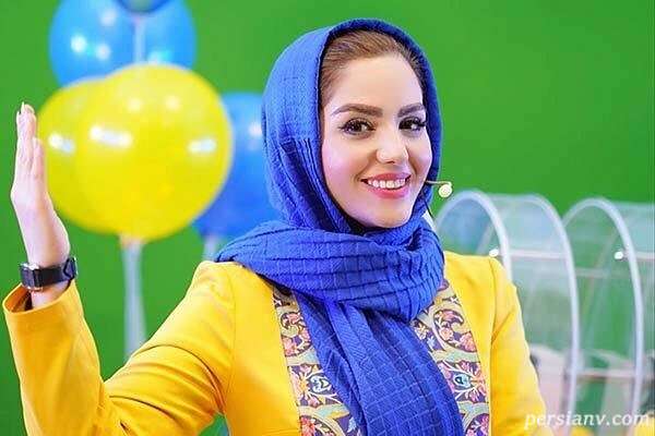 سفره هفت سین زیبای مبینا نصیری با گل آرایی رنگارنگ و طبیعی / ست روسری خانم مجری با گل های هفت سین