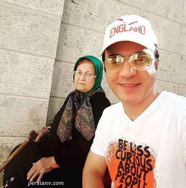 داریوش فرضیایی و مادرش داریوش فرضیایی