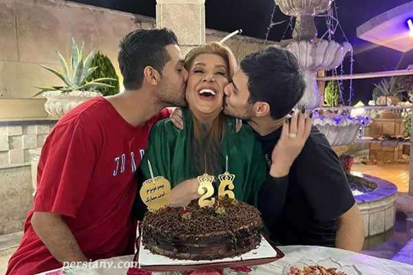 سومین سالگرد جشن تولد غم‌آلود و پر از عشق نسرین مقانلو برای پسر مرحومش ارشیا در لوکیشن فیلم «شب سرد»