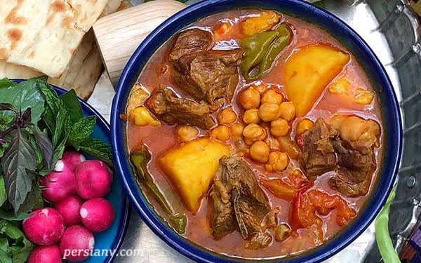 غذای معروف شهرهای ایران