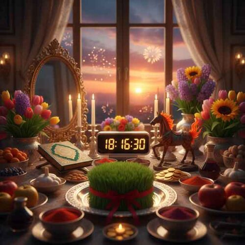 لحظه تحویل سال ۱۴۰۵ (۲۰۲۶)