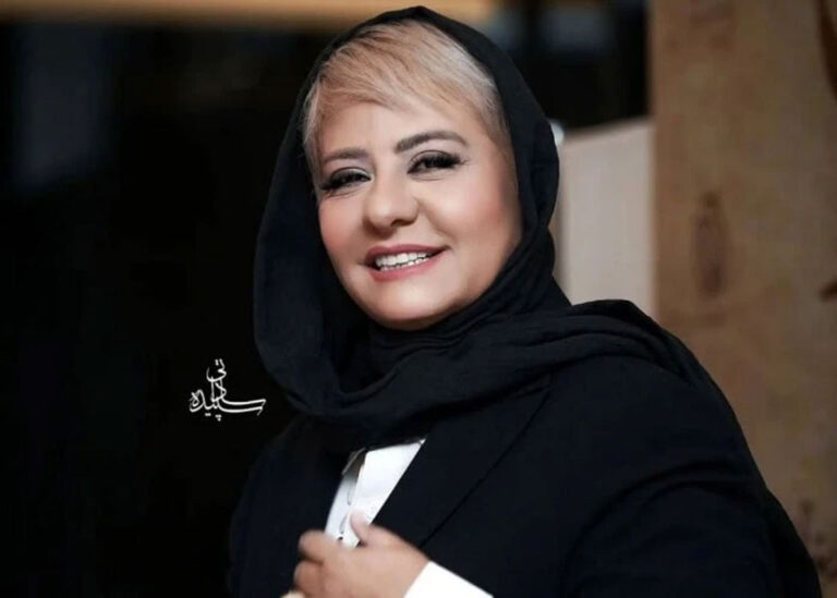 تصویری از استایل مجلسی رابعه اسکویی در مراسم عروسی آرام جعفری و بابک انصاری