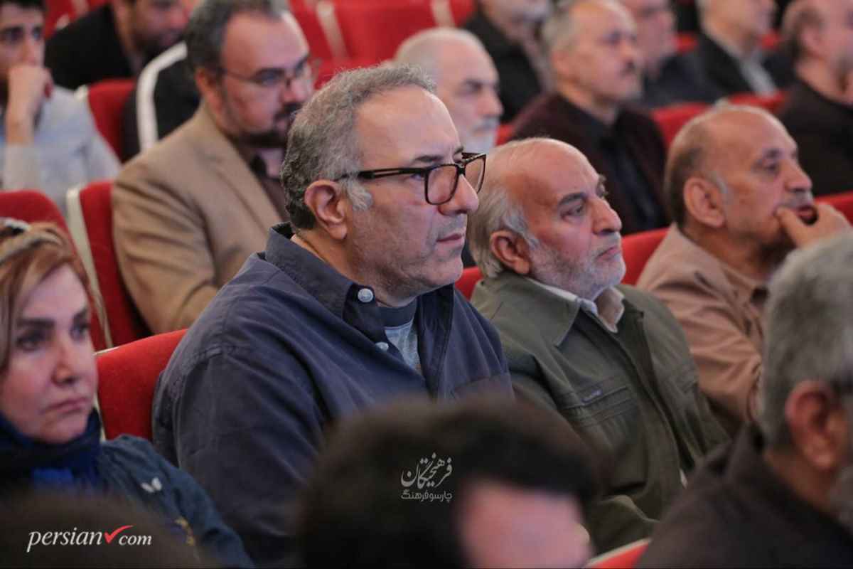 تصاویری از آیین بزرگداشت شهید علی لاریجانی با حضور هنرمندان