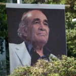 فیلم مراسم ختم ایرج خواجه‌امیری با حضور پر شور هنرمندان از فرزاد حسنی تا بابک جهانبخش و پسرش
