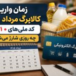 زمان شارژ کالابرگ مرداد اعلام شد؛ نوبت این یارانه‌بگیران از ۱۵ مرداد