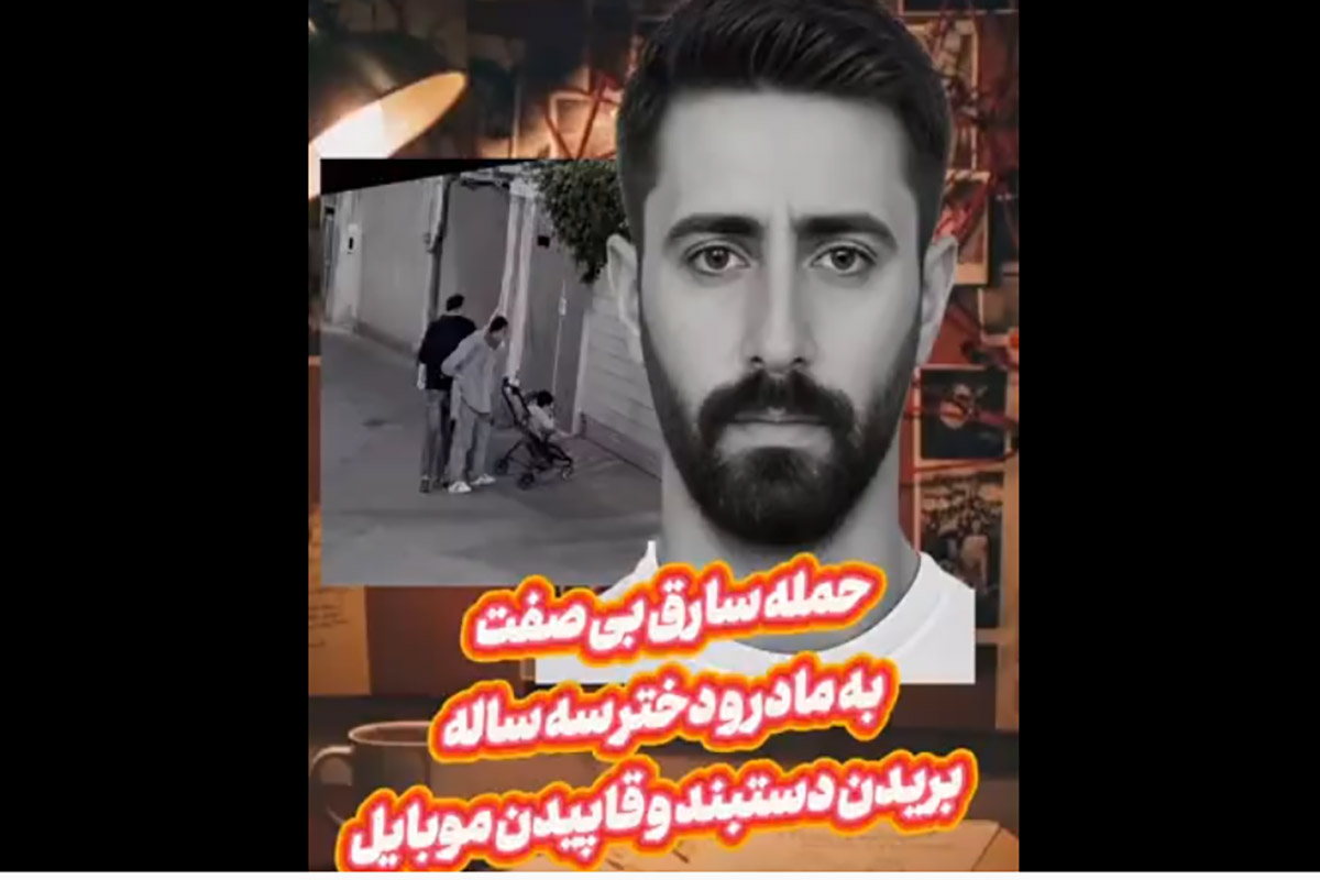 لحظه شوکه‌کننده سرقت النگوهای یک مادر مقابل چشم فرزندش+ ویدیو
