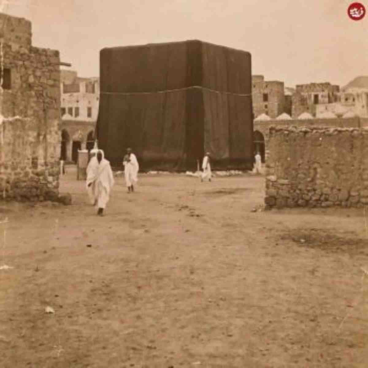 عکس قدیمی کعبه و مکه