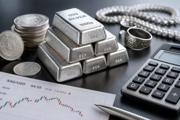 قیمت نقره امروز ۲۳ مرداد ۱۴۰۵ ؛ نقره ۹۹۹ ثابت ماند + جدول کامل قیمتها