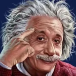 عکس آلبرت اینشتین در حال چرت زدن