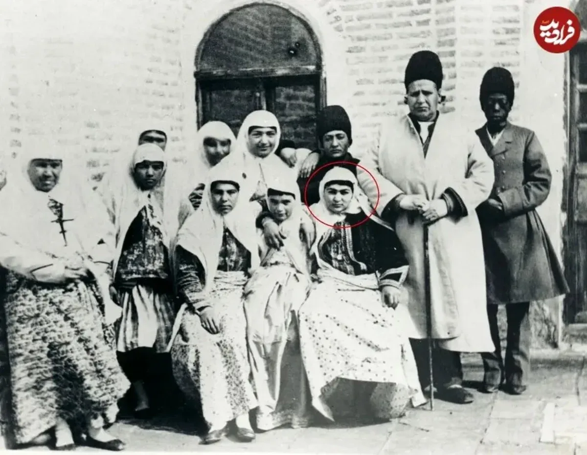 چهره زیباترین زن حرمسرای ناصرالدین شاه قاجار را ببینید