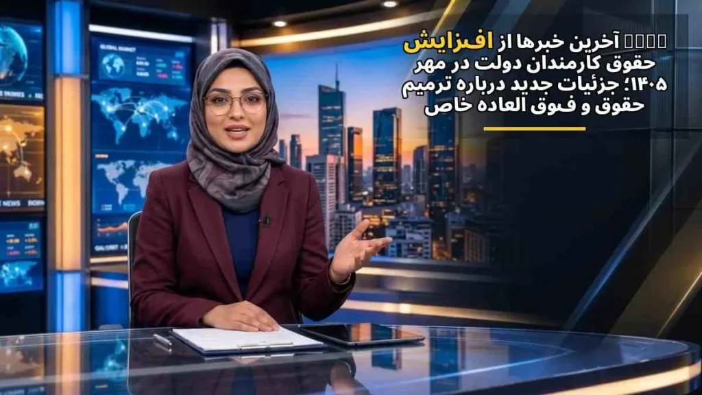 خبر مهم درباره افزایش حقوق کارمندان از مهرماه / منابع تأمین شده است+ فیلم