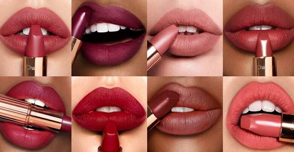 رنگ های مختلف رژ لب
