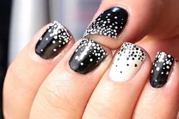 طراحی ناخن سیاه و طراحی ناخن سیاه و