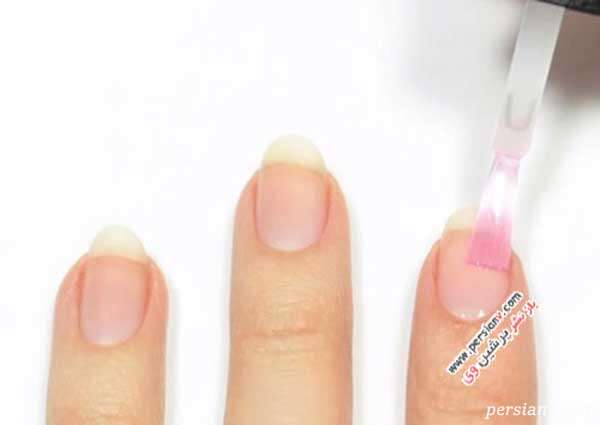 طرح قاچ هندوانه روی ناخن