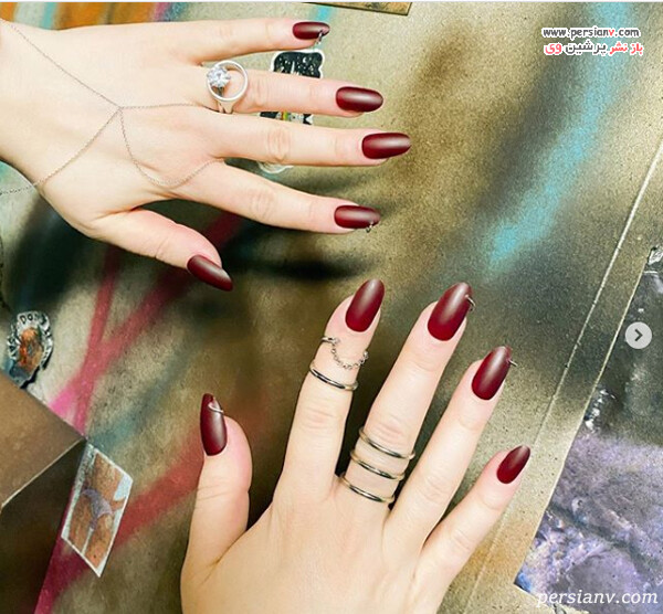دیزاین ناخن با حلقه دیزاین ناخن با حلقه