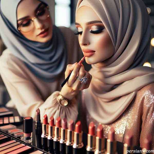 انتخاب رژلب مناسب برای مدل آرایش لایت